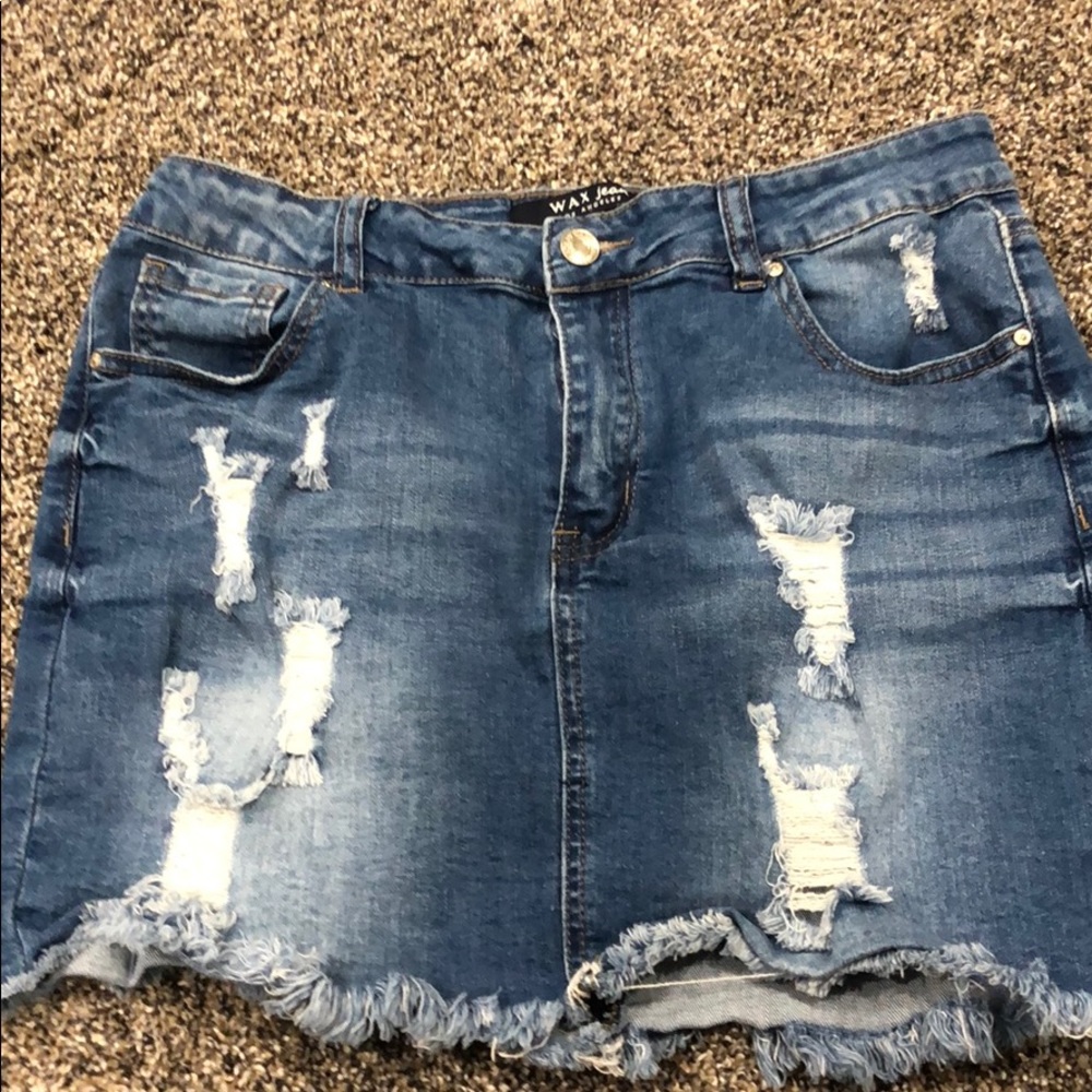 jean skirt